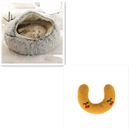 Cozy Cocoon Dog & Cat Pet Bed – Comfortable and Calming