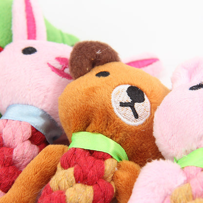 Pet plush vocal toy dog molar vocal toy