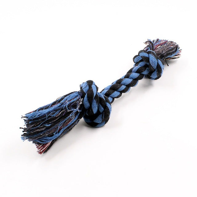 Double knot cotton rope knot dog toy