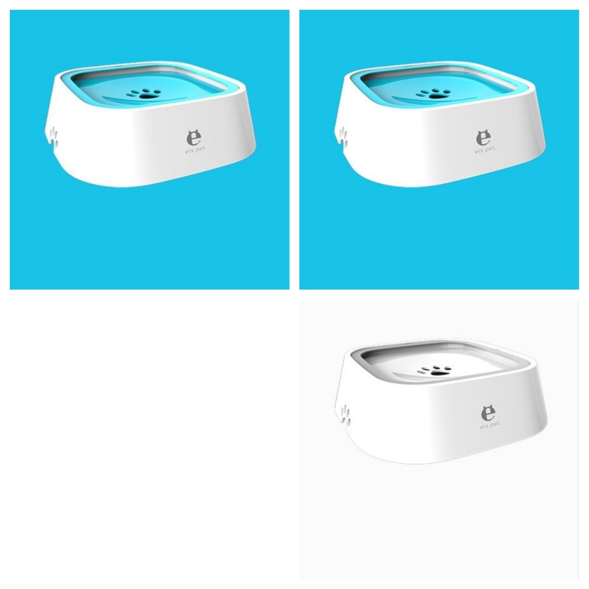 1.5L Floating Pet Water Bowl – Anti-Overflow Slow Feeder