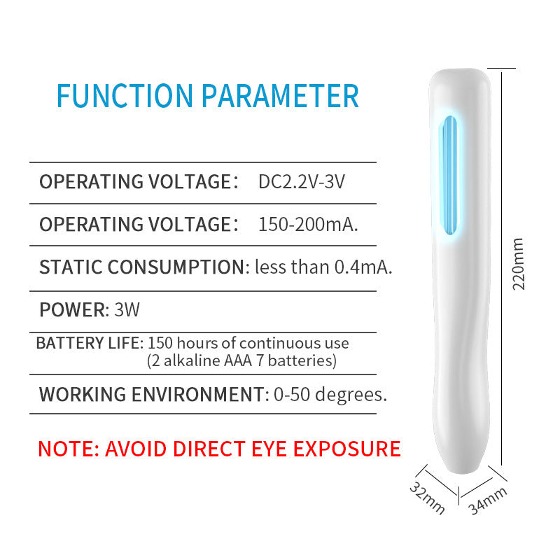 UV hand disinfection stick