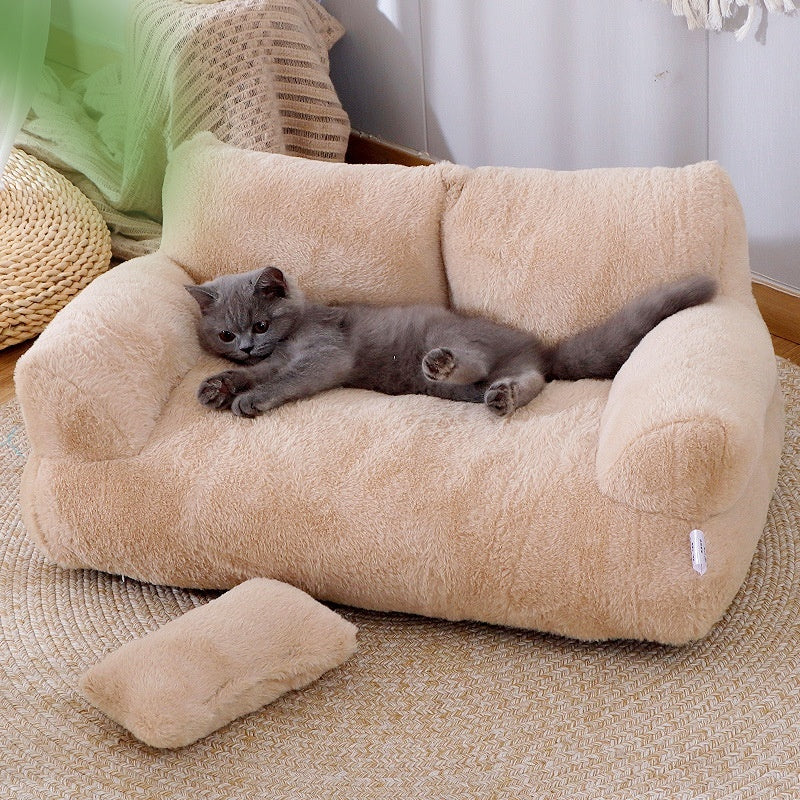 Luxury Cat Bed Sofa – Winter Warm & Comfortable Pet Nest