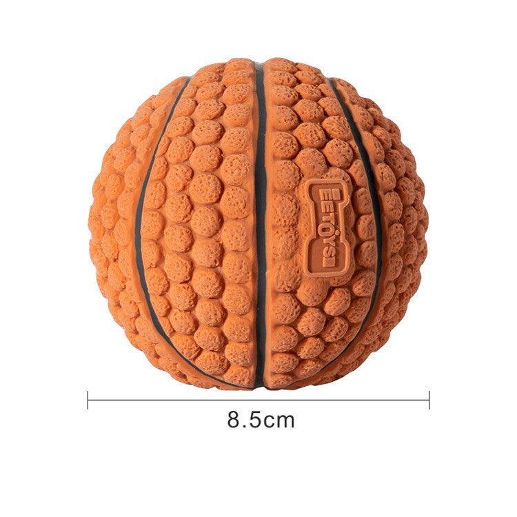 Rugby Tennis Dog Bite Sounding Ball Pet Toy