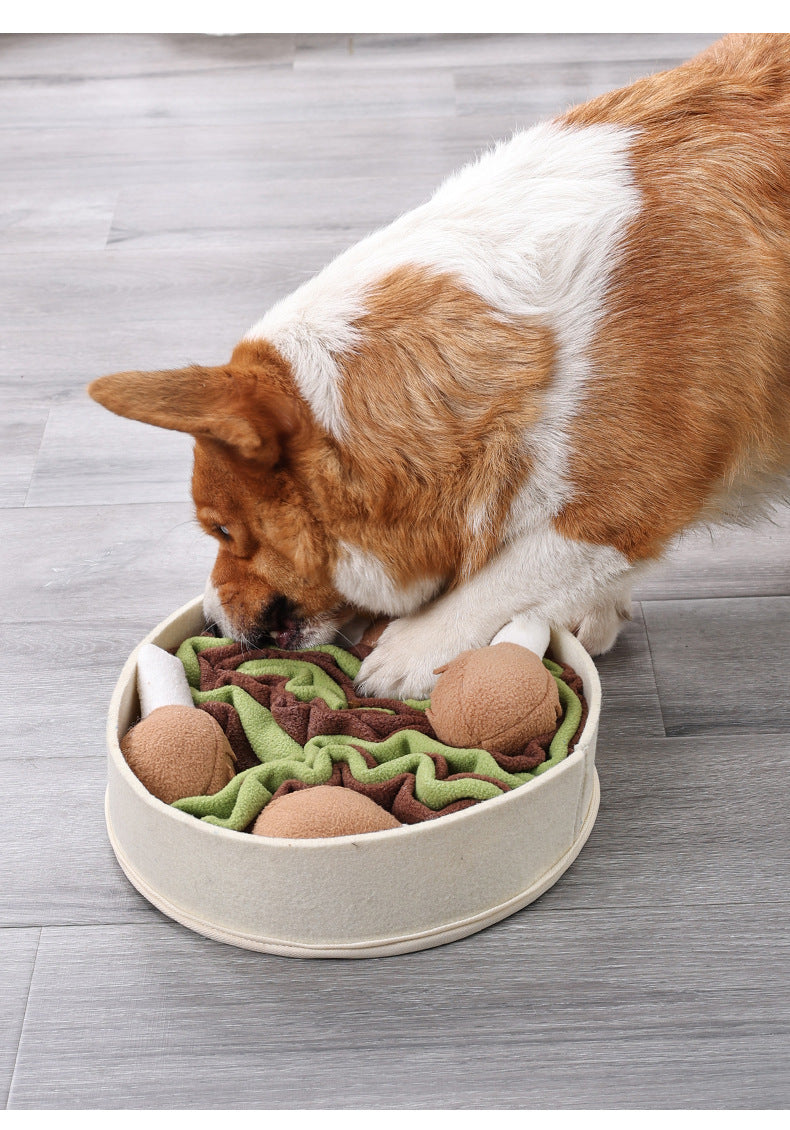 Dog Relieving Chicken Leg Bucket Sniff Toys