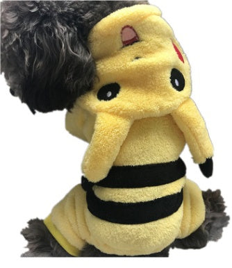 Pet dog turned clothes