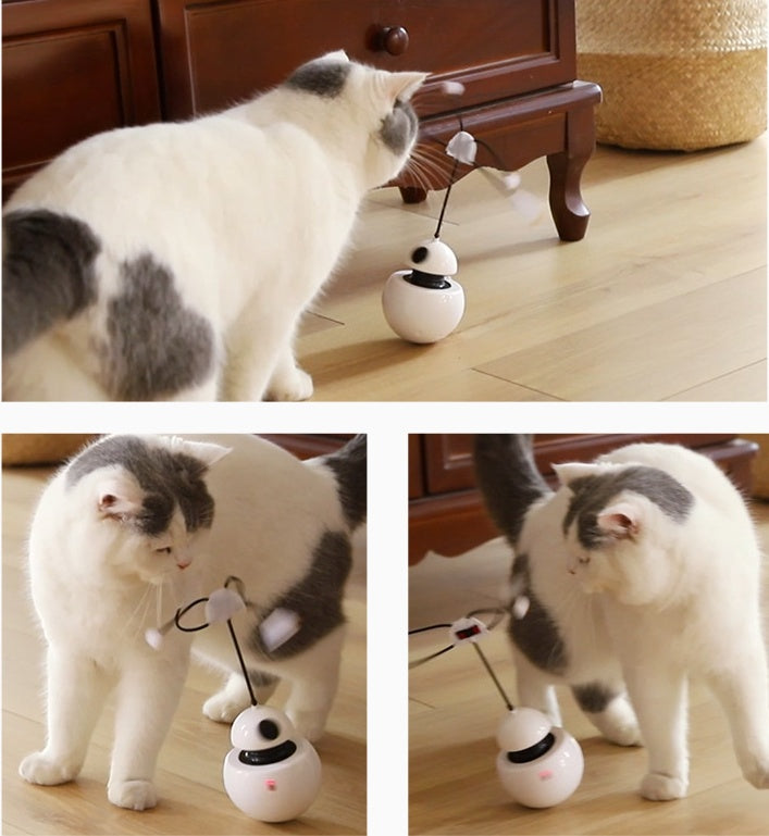 Furry Trio 3-in-1 Robot Tumbler Cat Toy