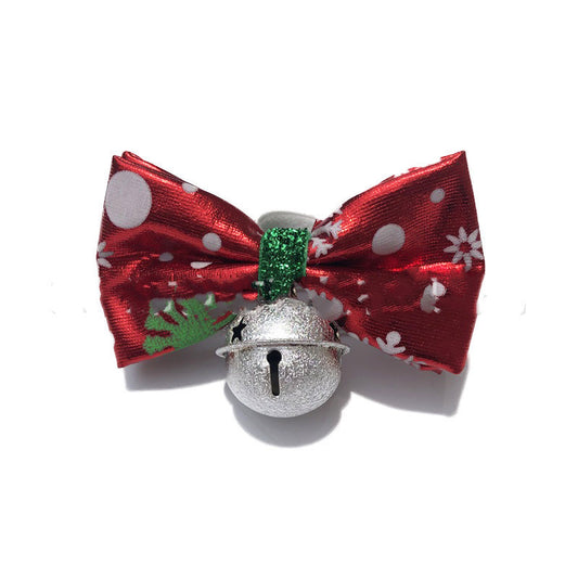 Christmas Pet Hat and Bow Tie Set for Holiday Season