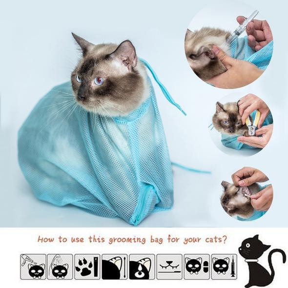 Pet Grooming Bag for Cats