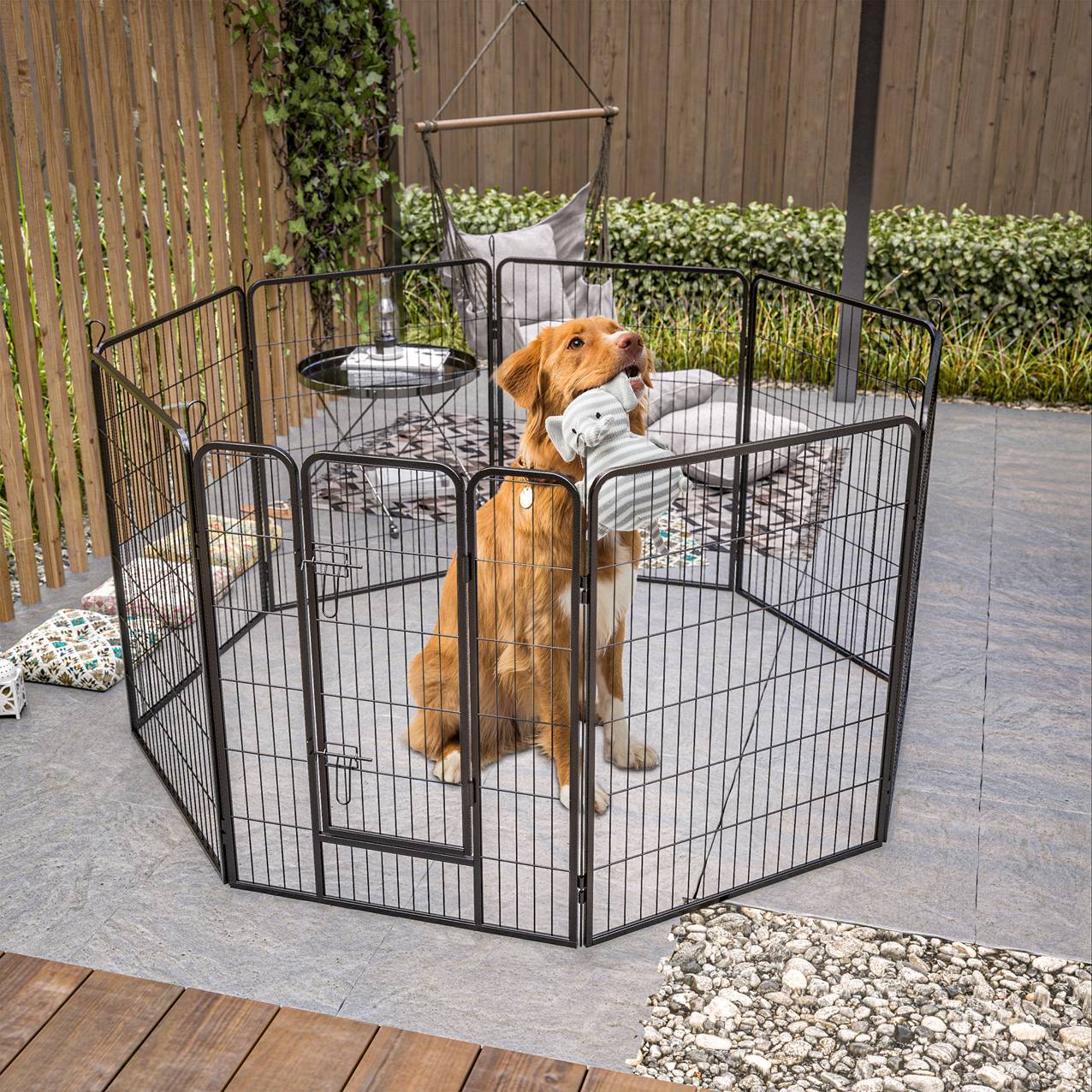 Dog Pens Outdoor Dog Fence Dog Playpen For Large Dogs Dog Kennel Pet Playpen