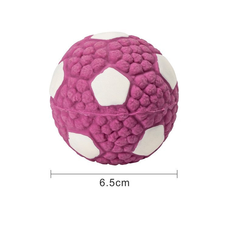 Rugby Tennis Dog Bite Sounding Ball Pet Toy