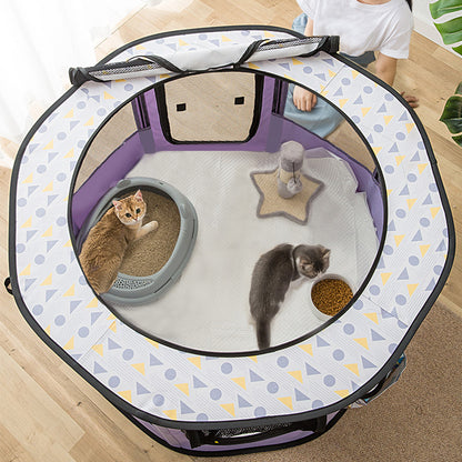 Cozy Cat Tent - Fully Enclosed Foldable Pet Shelter