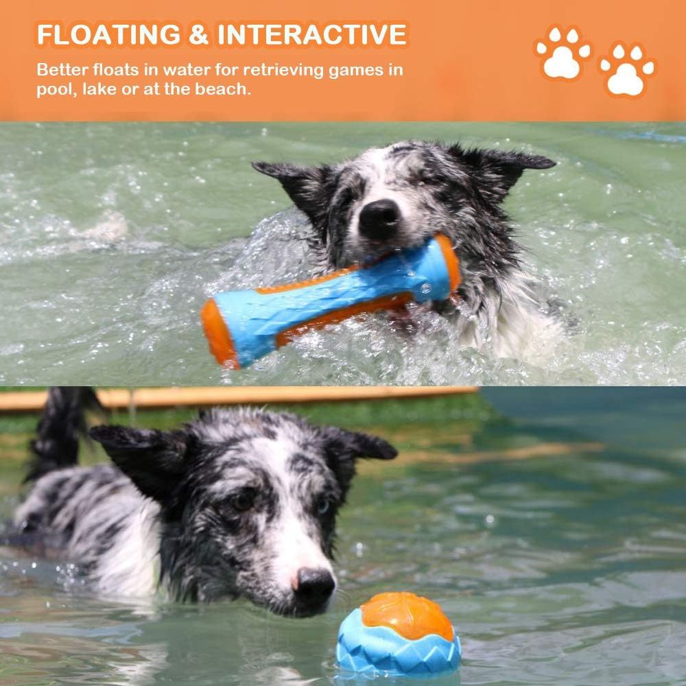 Dog Squeaky Toys Pool Toys Floating Toys For Interactive Fetch Play Dog Beach Toy