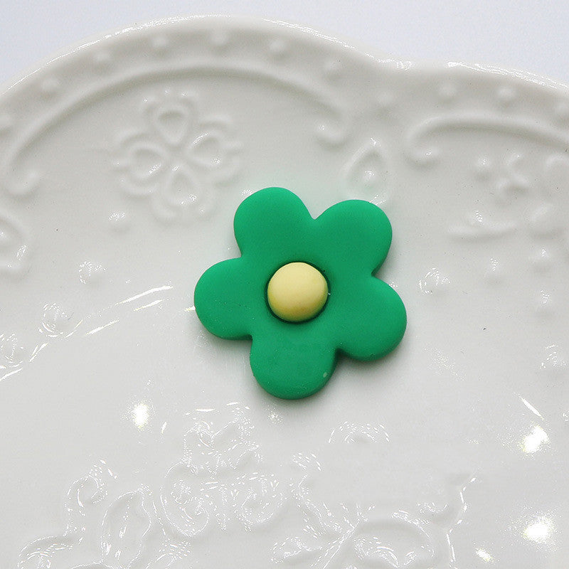 Fashion Personality Frosted Resin Five-petal Flower