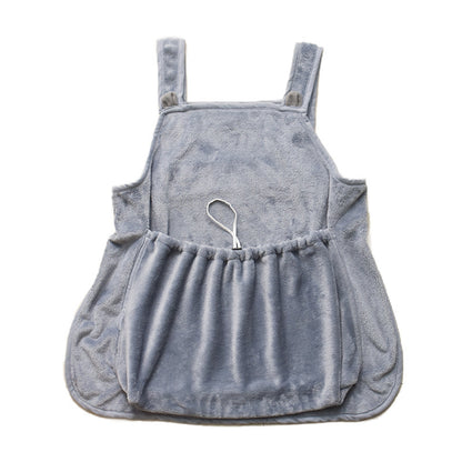 Soft Plush Pet Apron - Anti-Scratch & Non-Stick Fur Camisole