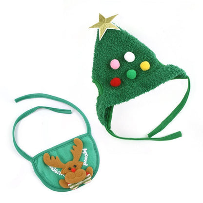 Christmas Tree Hat for Dogs and Cats