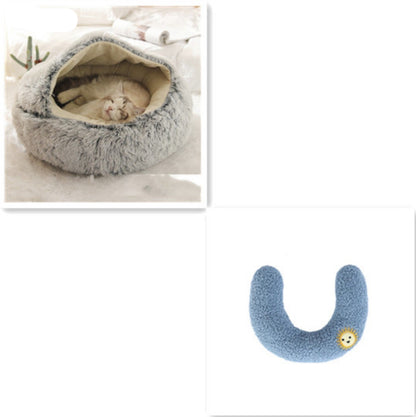 Cozy Cocoon Dog & Cat Pet Bed – Comfortable and Calming