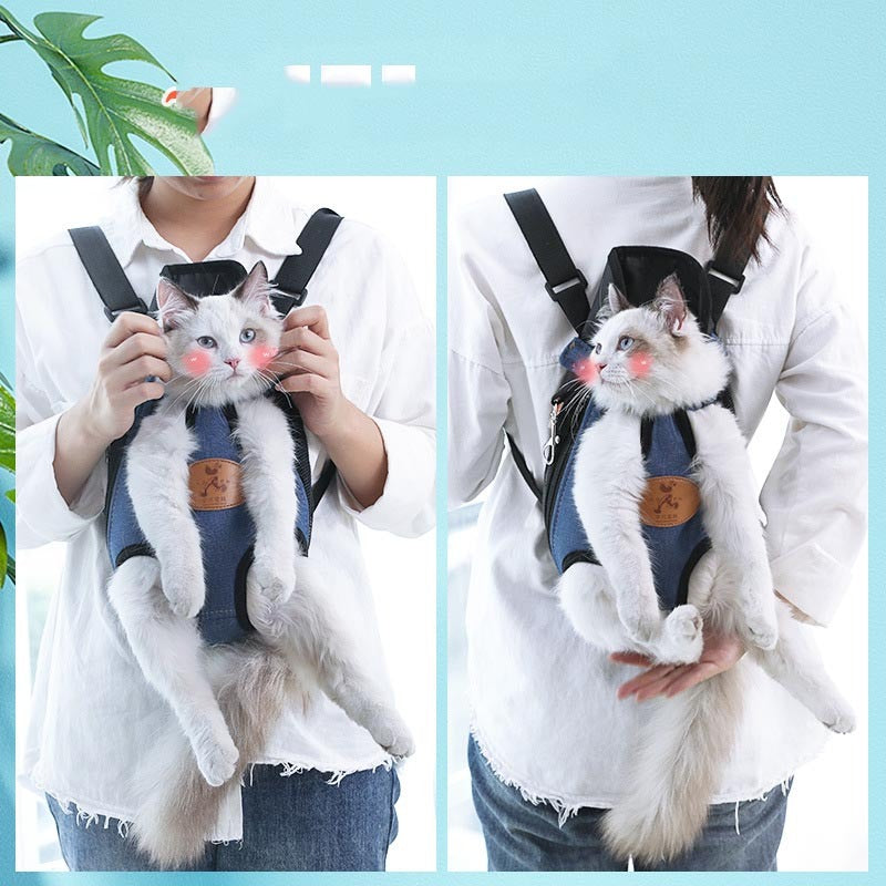 Fashionable Simple Pet Carrying Strap Chest Bag