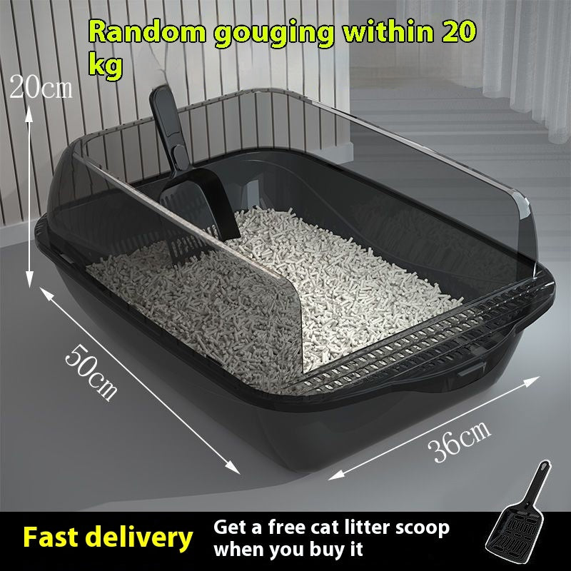 Litter Box Splash-proof Semi-closed