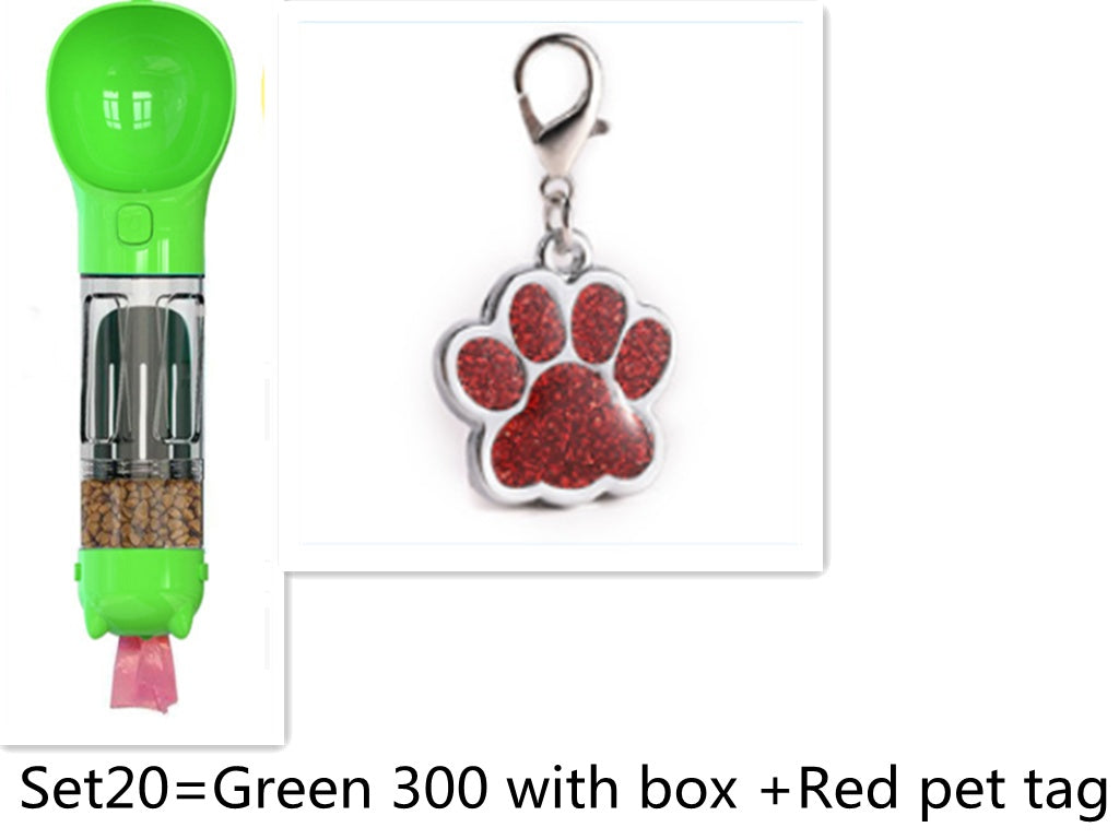 Pet multifunctional water cup Going with the dog