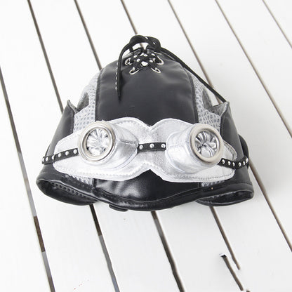 Stylish Pilot Hat for Cats and Dogs with Adjustable Fit