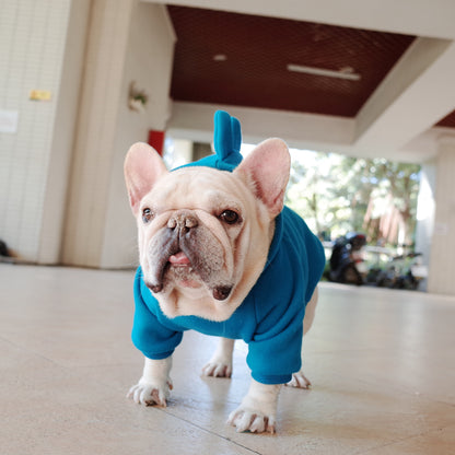 Soft Fleece Dog Hoodie Cozy Winter Pet Sweater for Small and Medium Dogs