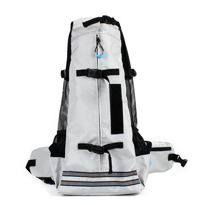 Expandable Pet Backpack Carrier Breathable Travel Bag