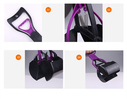 Portable Pet Poop Scooper with Trash Bags