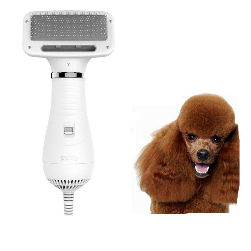 Pet Hair Dryer And Brush 2 in 1 Grooming Tool