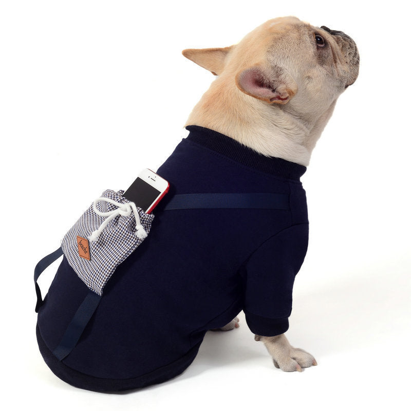 New pet dog padded sweater coat