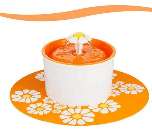 Fashion Automatic Lower Style DogKitten Water Drinking Pet Fountain Pet Bowl Drink Dish Filter