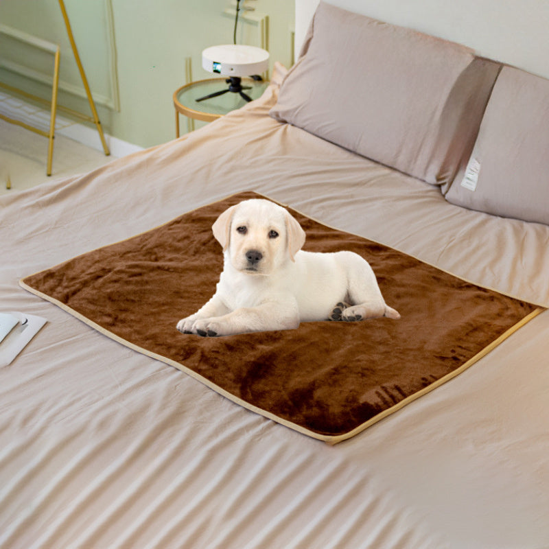 Waterproof Flannel Pet Blanket Soft Thick Washable