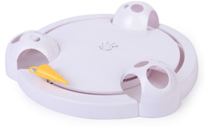 Electrictoy castle rat carousel crazy play diskcatching mouse pet supplies
