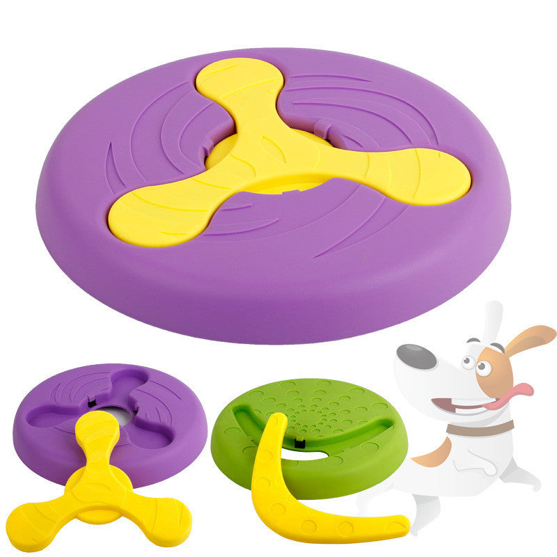 Pet Throwing Training Drop Resistant Bite Resistant UFO Toy