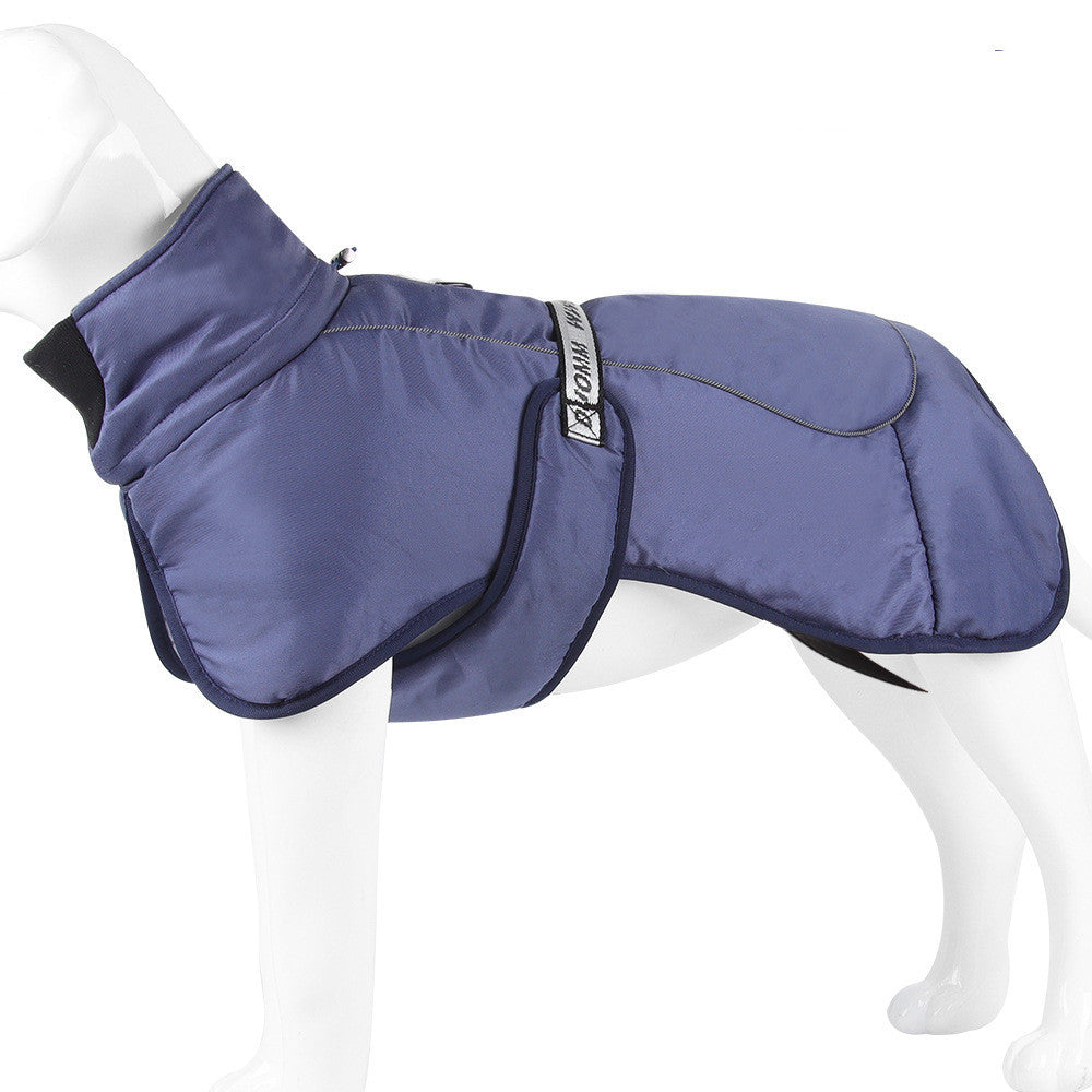 New Dog Clothes Cloak Style Thickened And Warm Pet Keeping Warming Clothes With Reflective Warmth Pet Supplies