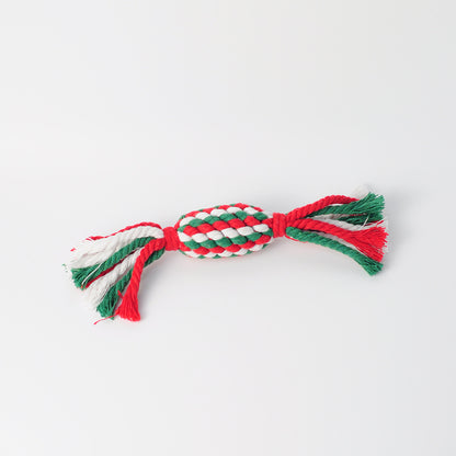 Tooth Cleaning Dog Toy Cotton Thread Christmas Tree Gift Doll