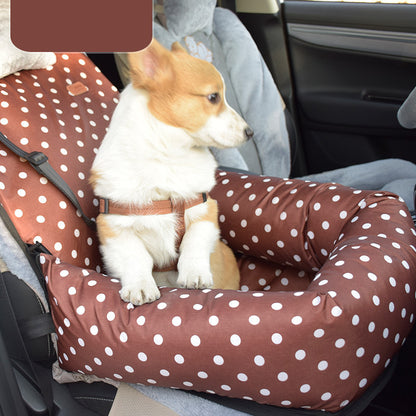 Travel Ready Removable Car Pet Seat Washable & Cozy