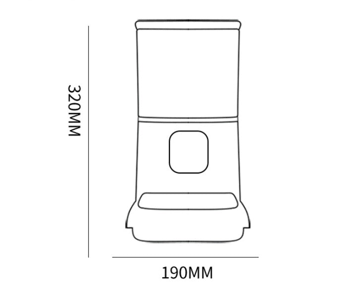 Smart Pet Feeder with App Control – 6L Capacity & Timer Feeding