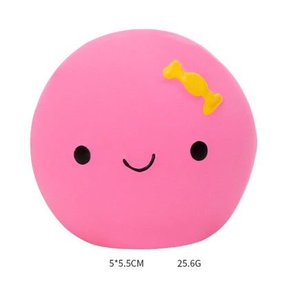 Pet Toy Made Of Latex, Cute Four-color Egg-shaped Toy With Sound, Suitable For Small And Medium-sized Dogs. Pet Supplies