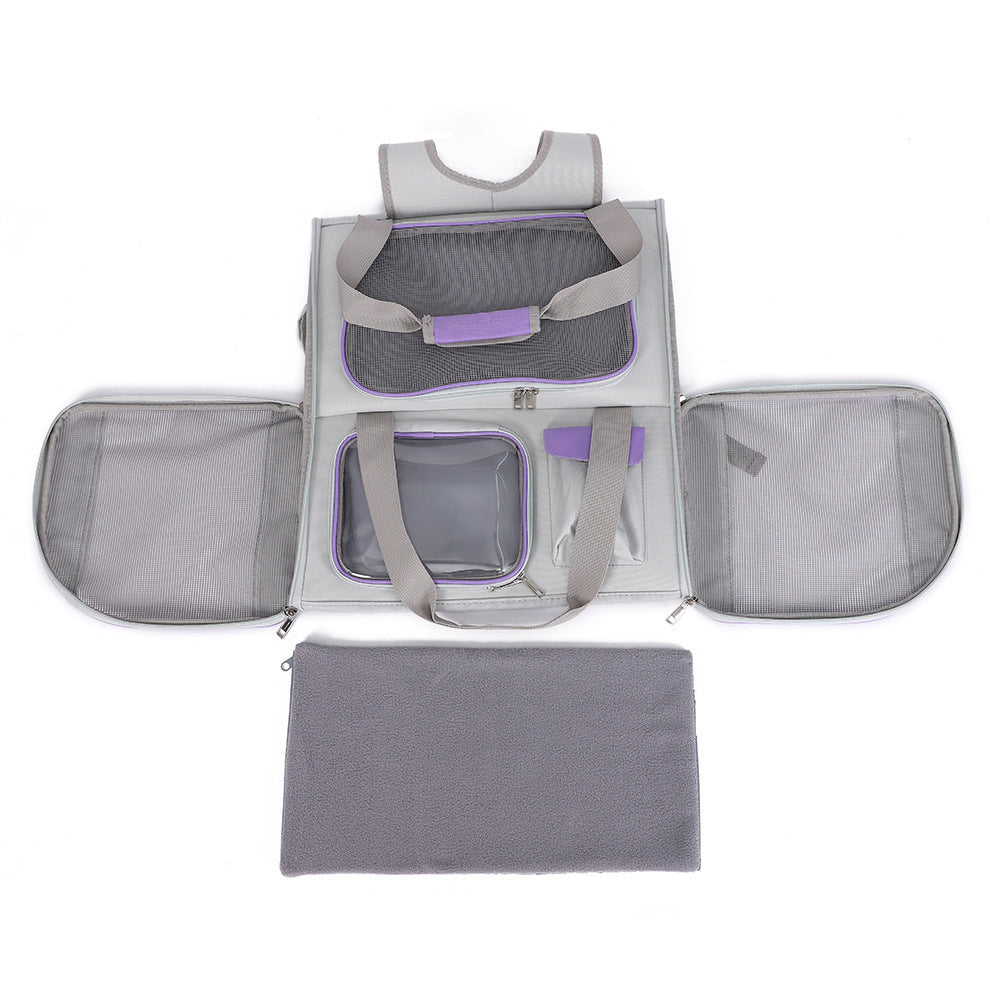 Portable Shoulder Foldable Dual-purpose Pet Bag