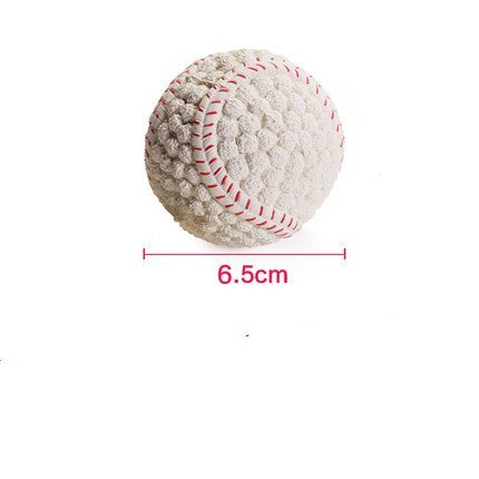 Rugby Tennis Dog Bite Sounding Ball Pet Toy