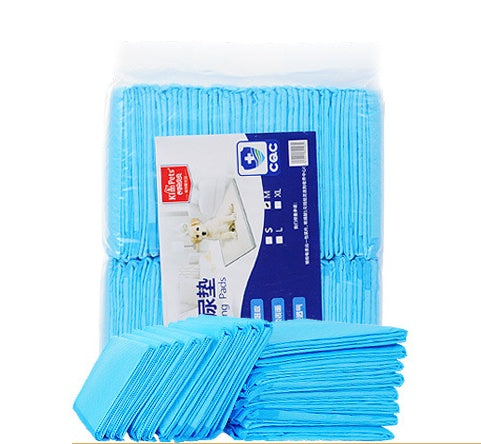 Pet diapers Disposable thickened absorbent urine is not wet 100 piece paper pad Pet pad