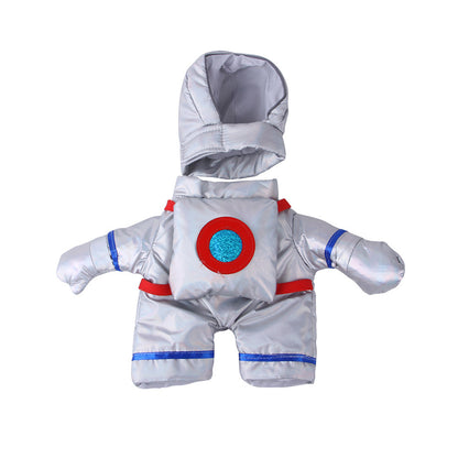 Funny Space Suit Costume for Pets Halloween Dress Up Dog Apparel