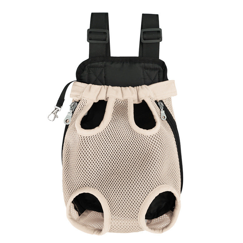 Dog Cat Pet Backpack Portable Mesh Breathable Small And Medium-sized Dogs