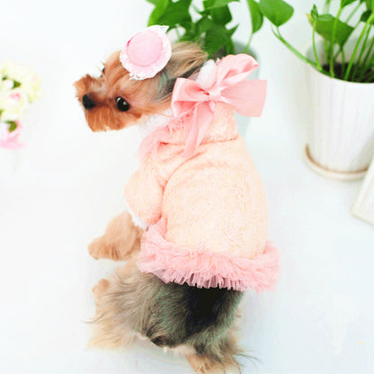 Lace bleaching plus velvet jacket