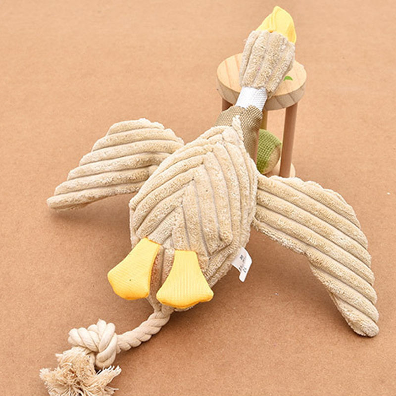 Plush duck pet dog sound toy