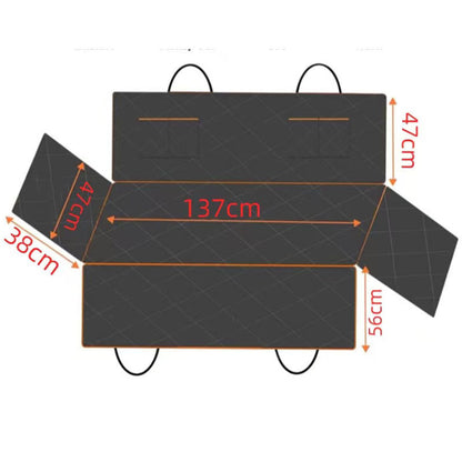 Car Pet Seat Cover Waterproof Dog Mat with Double Pockets