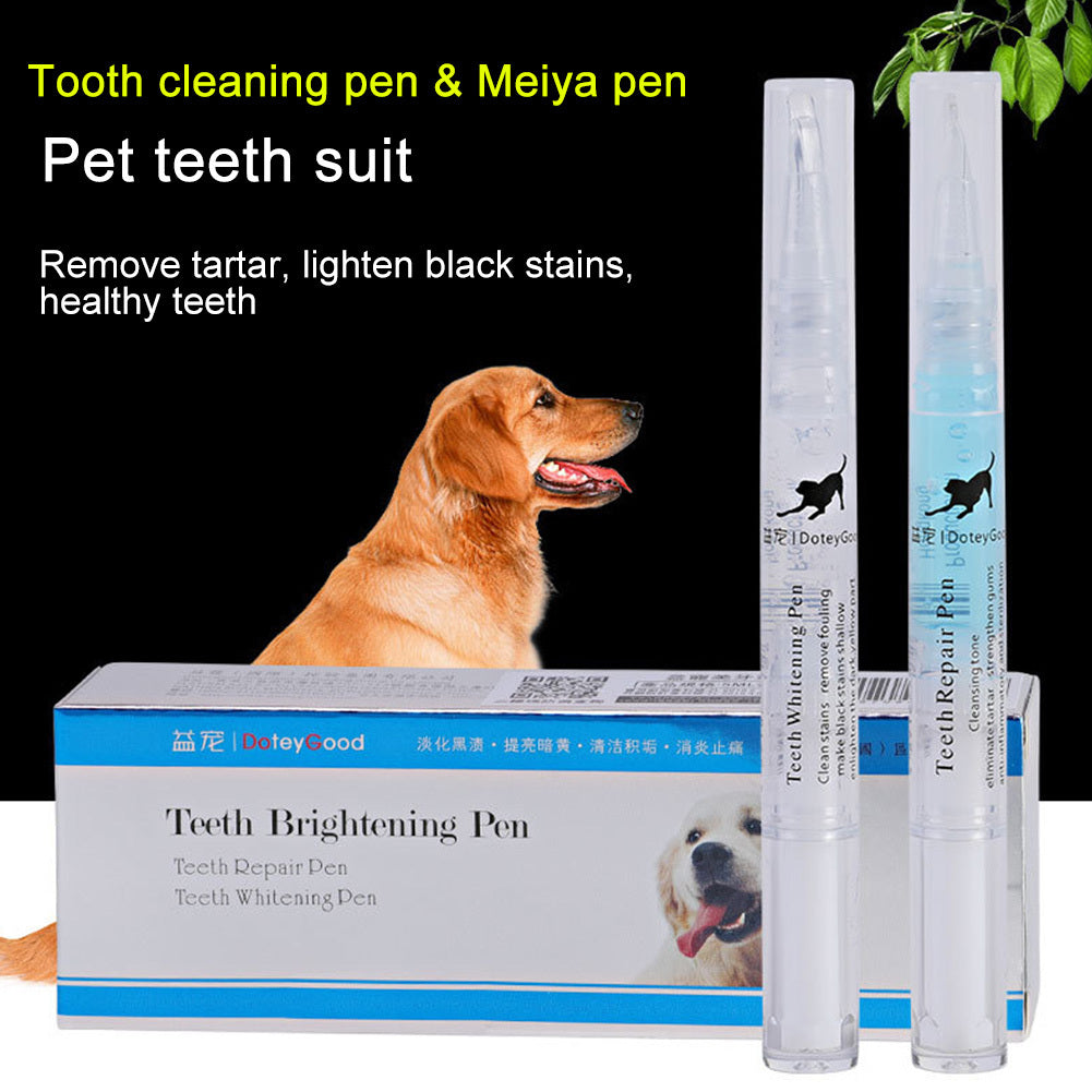 Pet Teeth Cleaning An Repair Kit 2 Pen Set