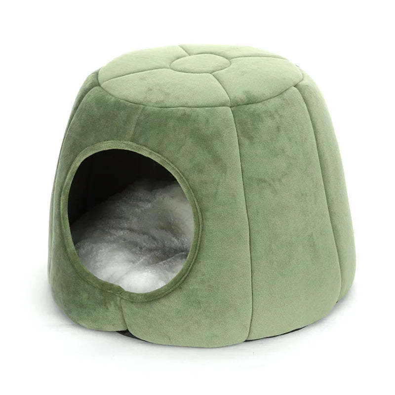 Cotton Pet Semi-enclosed Windproof Warm Sheep Nest