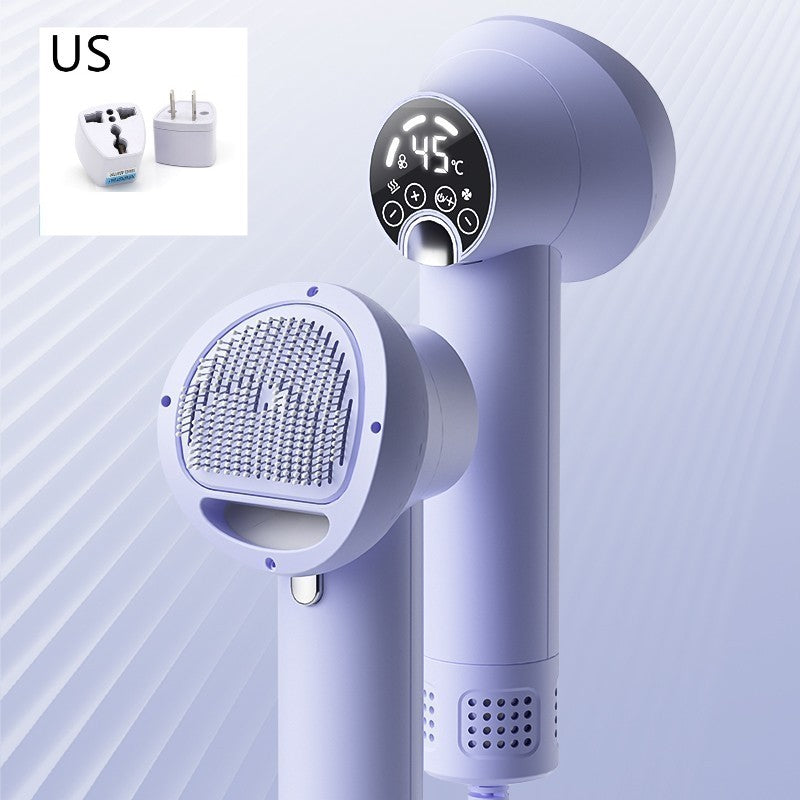 Smart Pet Hair Dryer & Comb - Silent Grooming Tool