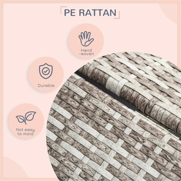 Rattan Pet Sofa with Elevated Leg